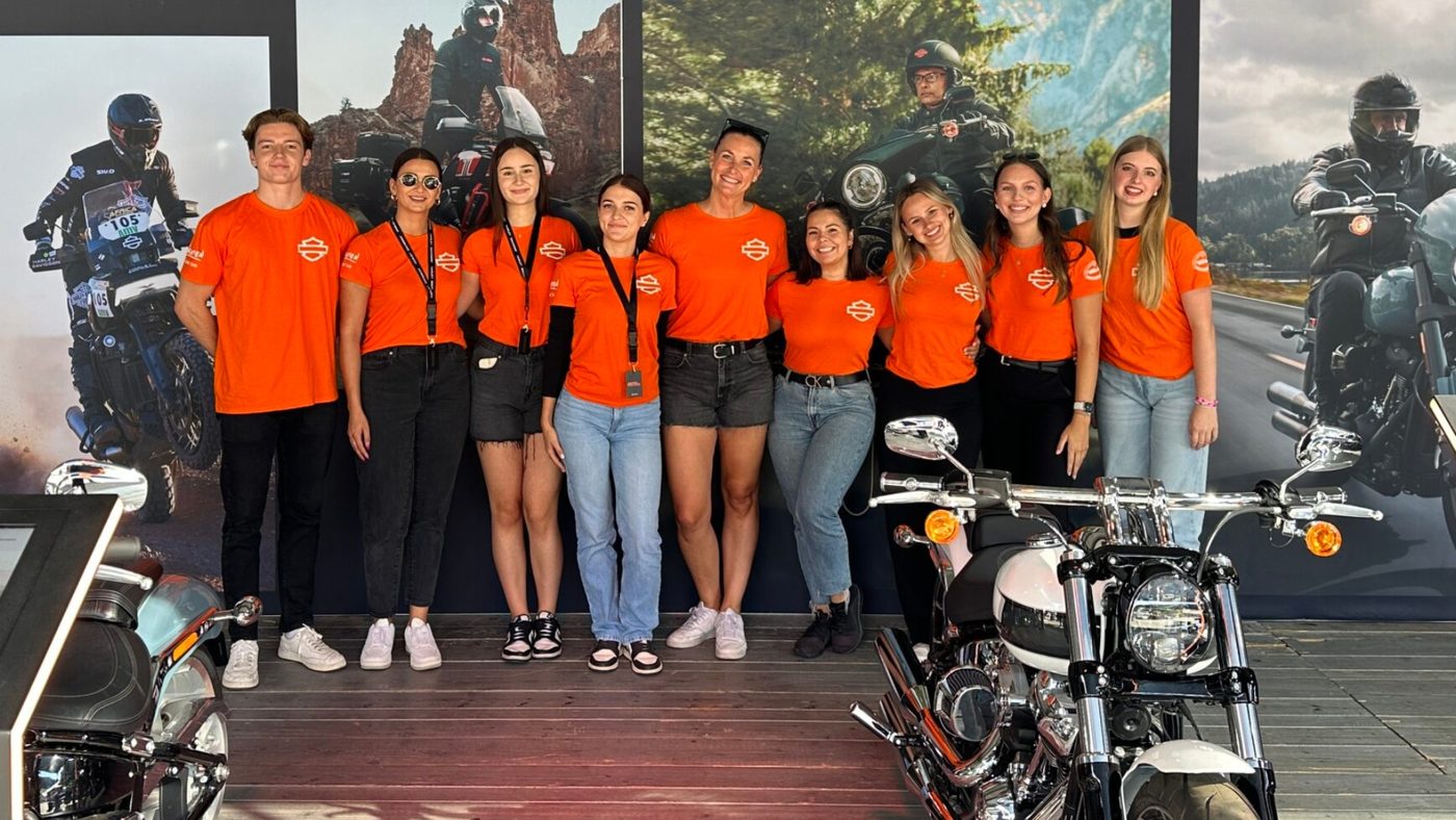 UNIKAT Promotion-Team bei Harley-Davidson